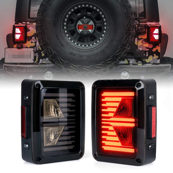 Led Tail Light Smoke Lans Reverse спирачка за джип Wrangler JK Tail Light Arrow Стрелка