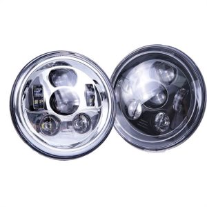Morsun 12v 24v 58w LED фар за Wrangler JK 7inch кръгъл фар с дълги светлини