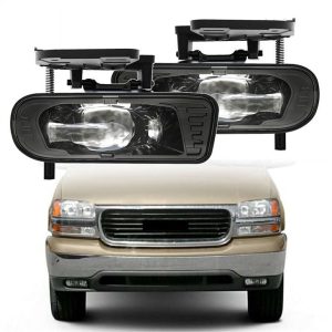 Светлини за шофиране MorSun LED фарове за мъгла за съвместимост с 1999-2002 GMC Sierra 2000-2006 GMC Yukon пикап