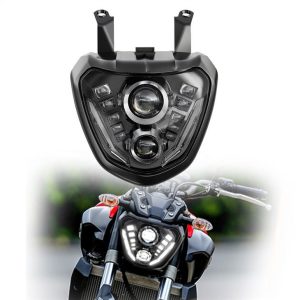 MorSun мотоциклет LED фар за Yamaha MT 07 FZ 07 MT07 MT-07 FZ-07 2014 плюс DRL светлини проектор