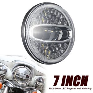 Нови 7-инчови фарове за прожектор за Harley Davidson 108W LED фарове с мотоциклети